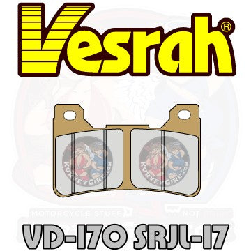 Vesrah Brake Pad Shape VD 170 SRJL 17
