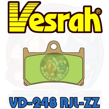 Vesrah Brake Pad Shape VD 248 RJL ZZ