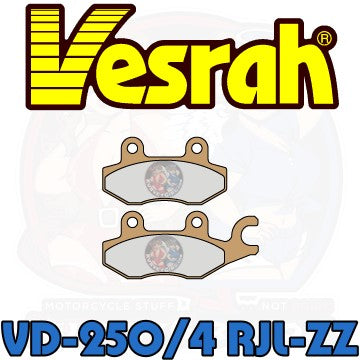 Vesrah Brake Pad Shape VD 250-4 RJL ZZ