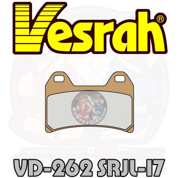 Vesrah Brake Pad Shape VD 262 SRJL 17