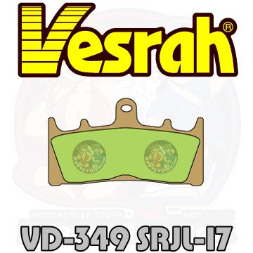 Vesrah Brake Pad Shape VD 349 SRJL 17