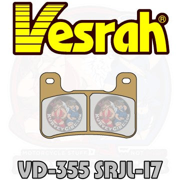 Vesrah Brake Pad Shape VD 355 SRJL 17