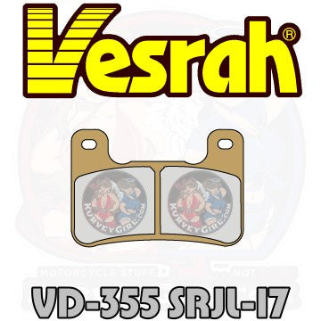 Vesrah Brake Pad Shape VD 355 SRJL 17