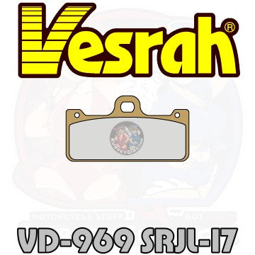 Vesrah Brake Pad Shape VD 969 SRJL 17