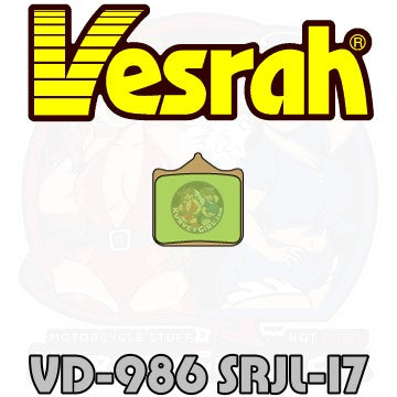 Vesrah Brake Pad Shape VD 986 SRJL 17