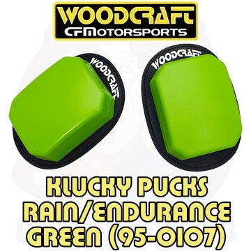 Woodcraft Klucky Pucks - Knee Sliders – Rain - Green - (95-0107)