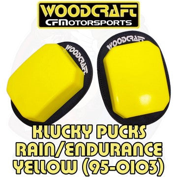 Woodcraft Klucky Pucks - Knee Sliders – Rain - Yellow - (95-0103)