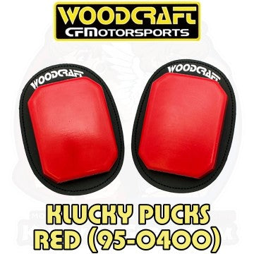 Woodcraft Klucky Pucks - Knee Sliders - Red - (95-0400)
